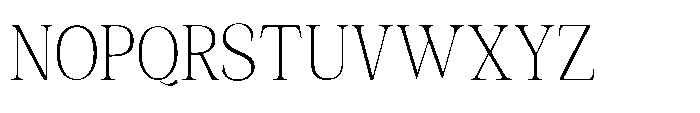 Shoshin Thin Semi Condensed Font UPPERCASE