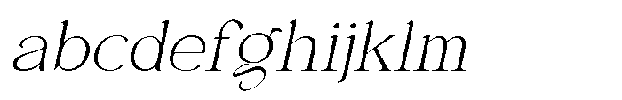 Shoshin Thin Semi Expanded Italic FONT
