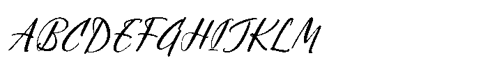 Shothery Mistoph  Italic Italic Font UPPERCASE