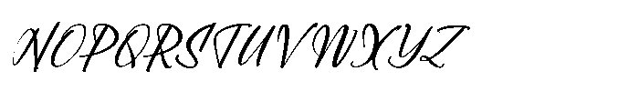 Shothery Mistoph  Italic Italic Font UPPERCASE