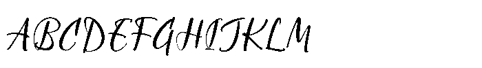 Shothery Mistoph  Regular Font UPPERCASE