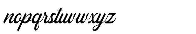 Shoulder Font LOWERCASE