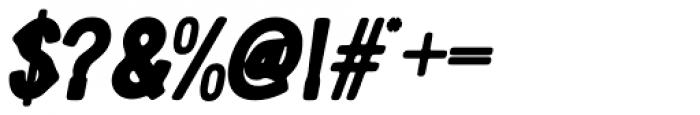 Shourtcut Italic Font OTHER CHARS