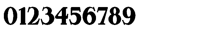 Show Card Shop JNL Regular Font OTHER CHARS