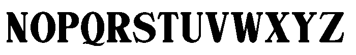 Show Card Shop JNL Regular Font UPPERCASE