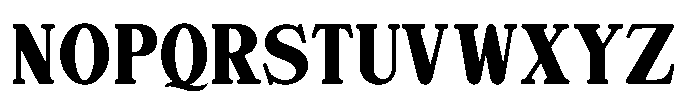 Show Card Shop JNL Regular Font LOWERCASE