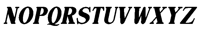 Show Card Shop JNL Show Card Shop Oblique JNL Regular Font LOWERCASE