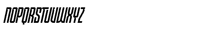 Shoza Italic Font UPPERCASE