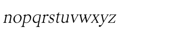 Shree Bangali 1545 Italic Font LOWERCASE