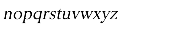 Shree Bangali 1555 Italic Font LOWERCASE