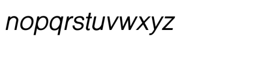Shree Bangali 1598 Italic Font LOWERCASE
