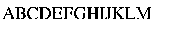 Shree Bangali 5135 Bold Font UPPERCASE