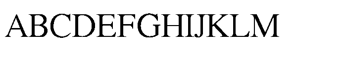 Shree Bangali 5135 Medium Font UPPERCASE