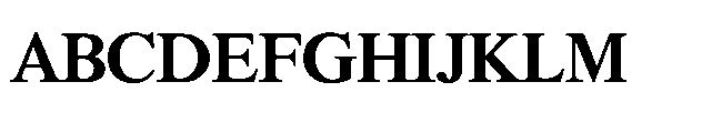 Shree Bangali 5143 Medium Font UPPERCASE