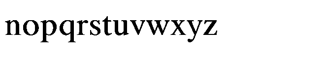 Shree Bangali 5143 Font LOWERCASE