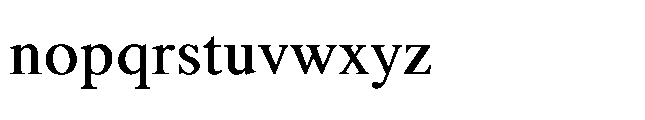 Shree Bangali 5146 Bold Font LOWERCASE