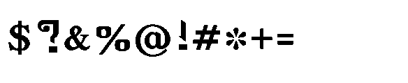 Shree Bangali 5152 Bold Font OTHER CHARS