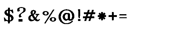 Shree Bangali 5156 Font OTHER CHARS