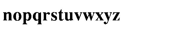 Shree Bangali 5156 Font LOWERCASE