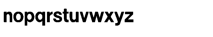 Shree Bangali 5157 Bold Font LOWERCASE