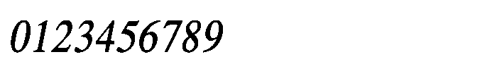 Shree Bangali 5161 Italic Font OTHER CHARS