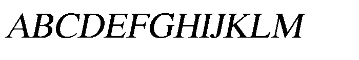 Shree Bangali 5161 Italic Font UPPERCASE