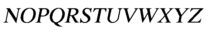 Shree Bangali 5161 Italic Font UPPERCASE