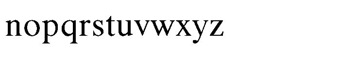 Shree Bangali 5161 Font LOWERCASE
