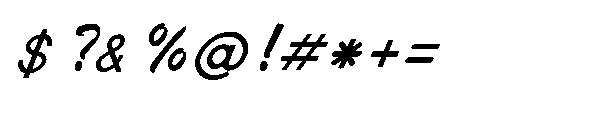 Shree Bangali 5163 Bold Font OTHER CHARS