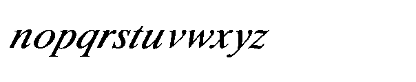 Shree Bangali 5163 Bold Font LOWERCASE