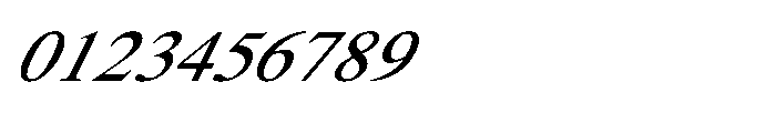 Shree Bangali 5168 Italic Font OTHER CHARS