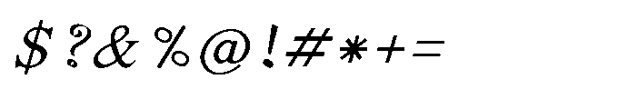 Shree Bangali 5168 Font OTHER CHARS