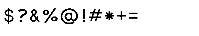 Shree Bangali 5173 Bold Font OTHER CHARS