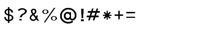 Shree Bangali 5173 Font OTHER CHARS