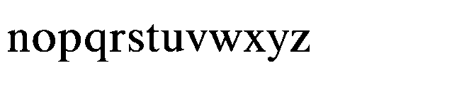 Shree Bangali 5176 Bold Font LOWERCASE