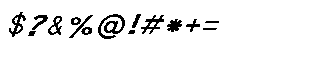 Shree Bangali 5191 Bold Italic Font OTHER CHARS