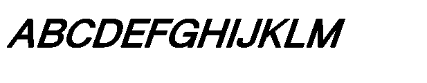 Shree Bangali 5191 Bold Italic Font UPPERCASE