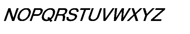 Shree Bangali 5191 Medium Italic Font UPPERCASE