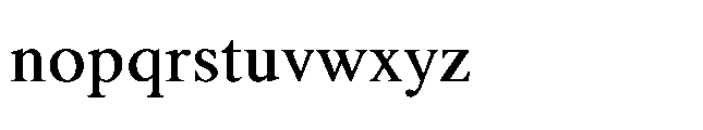 Shree Bangali 6101 Black Font LOWERCASE