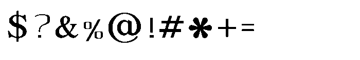 Shree Bangali 6101 Font OTHER CHARS