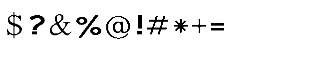 Shree Bangali 6107 Font OTHER CHARS