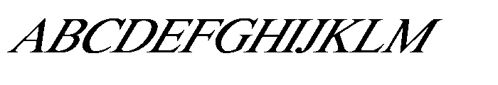 Shree Bangali 6117 Bold Italic Font UPPERCASE