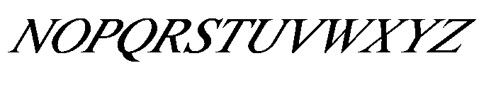 Shree Bangali 6117 Bold Italic Font UPPERCASE
