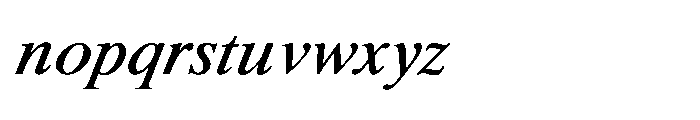 Shree Bangali 6117 Bold Font LOWERCASE