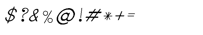 Shree Bangali 6117 Font OTHER CHARS