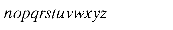 Shree Bangali 6117 Font LOWERCASE