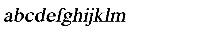 Shree Bangali 6119 Black Italic FONT