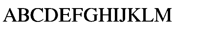 Shree Bangali 6119 Black Font UPPERCASE