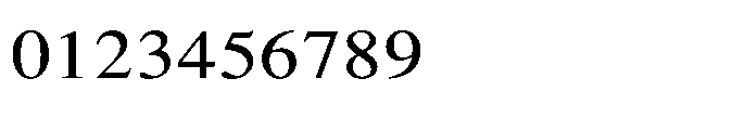 Shree Bangali 6122 Medium Font OTHER CHARS