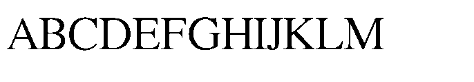 Shree Bangali 6122 Medium Font UPPERCASE